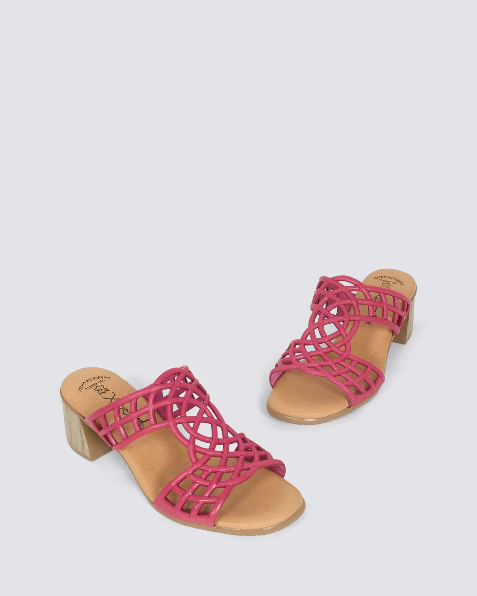 V8039-1 MULES VERANO MINT LEATHER