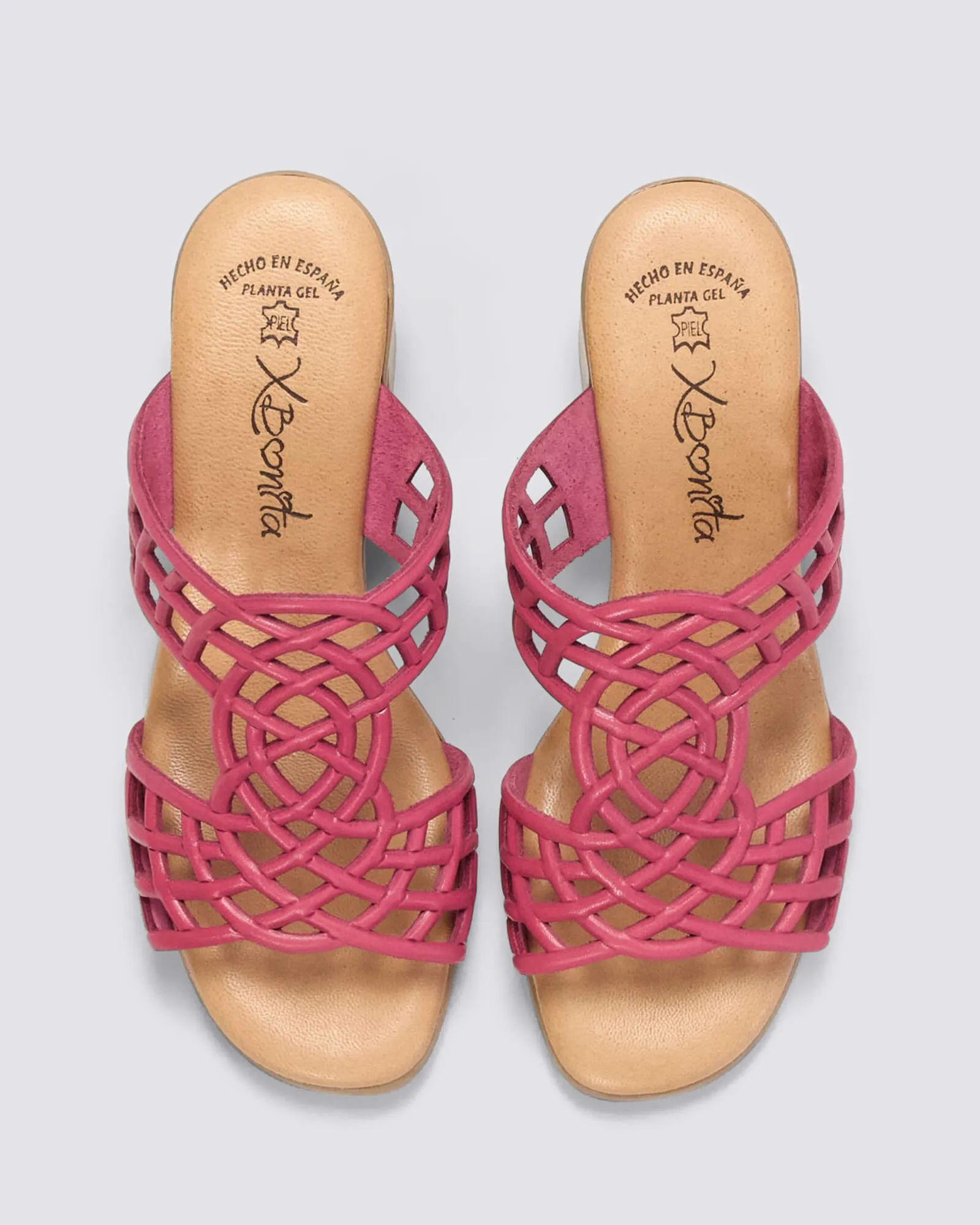 V8039-1 MULES VERANO MINT LEATHER