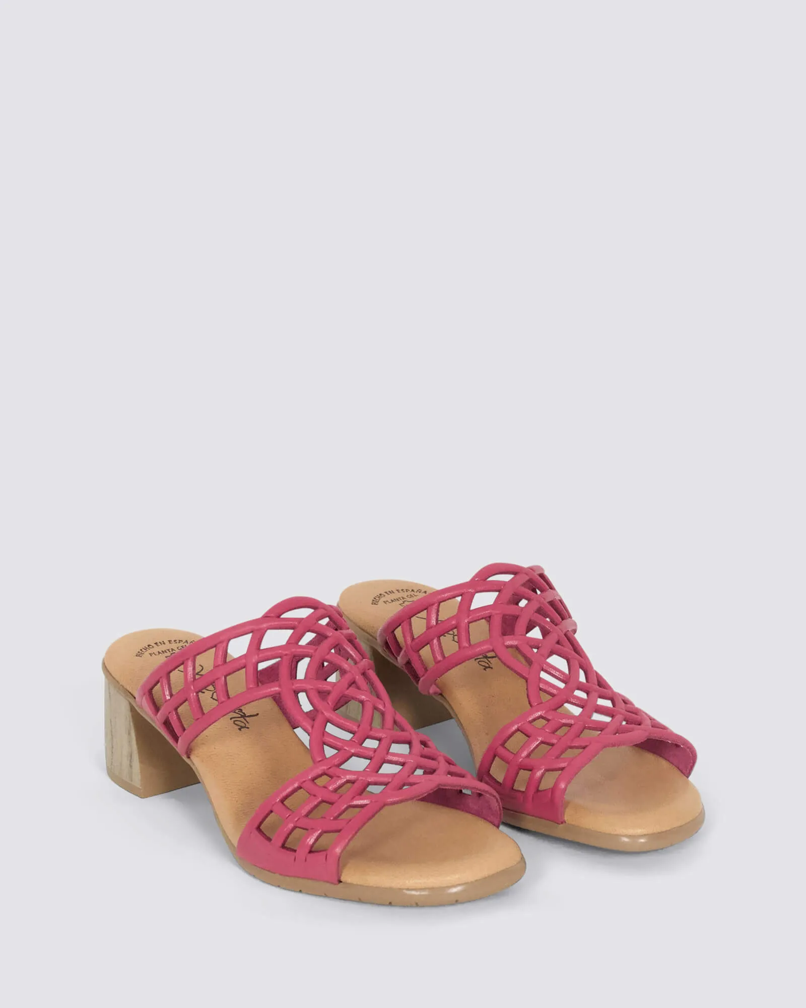 V8039-1 MULES VERANO MINT LEATHER